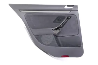 1x Golf 5 Limousine Türverkleidung Verkleidung Tür hinten links 4/5-Türer schwar - Bild 1