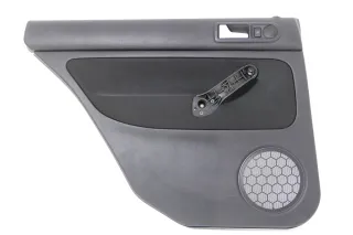 1x VW Golf 4 1J Kombi Türverkleidung Verkleidung Tür hinten links schwarz - Bild 1