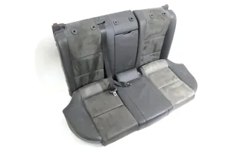 A4 B6 B7 8E Avant Sitz Rückbank Rücksitzbank hinten Leder schwarz Alcantara Q226 - Bild 3