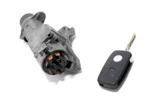 VW Golf 4 Bora Zündschloß mit 1x Schlüssel 4B0905851A Funkschlüssel Funk - Bild 2