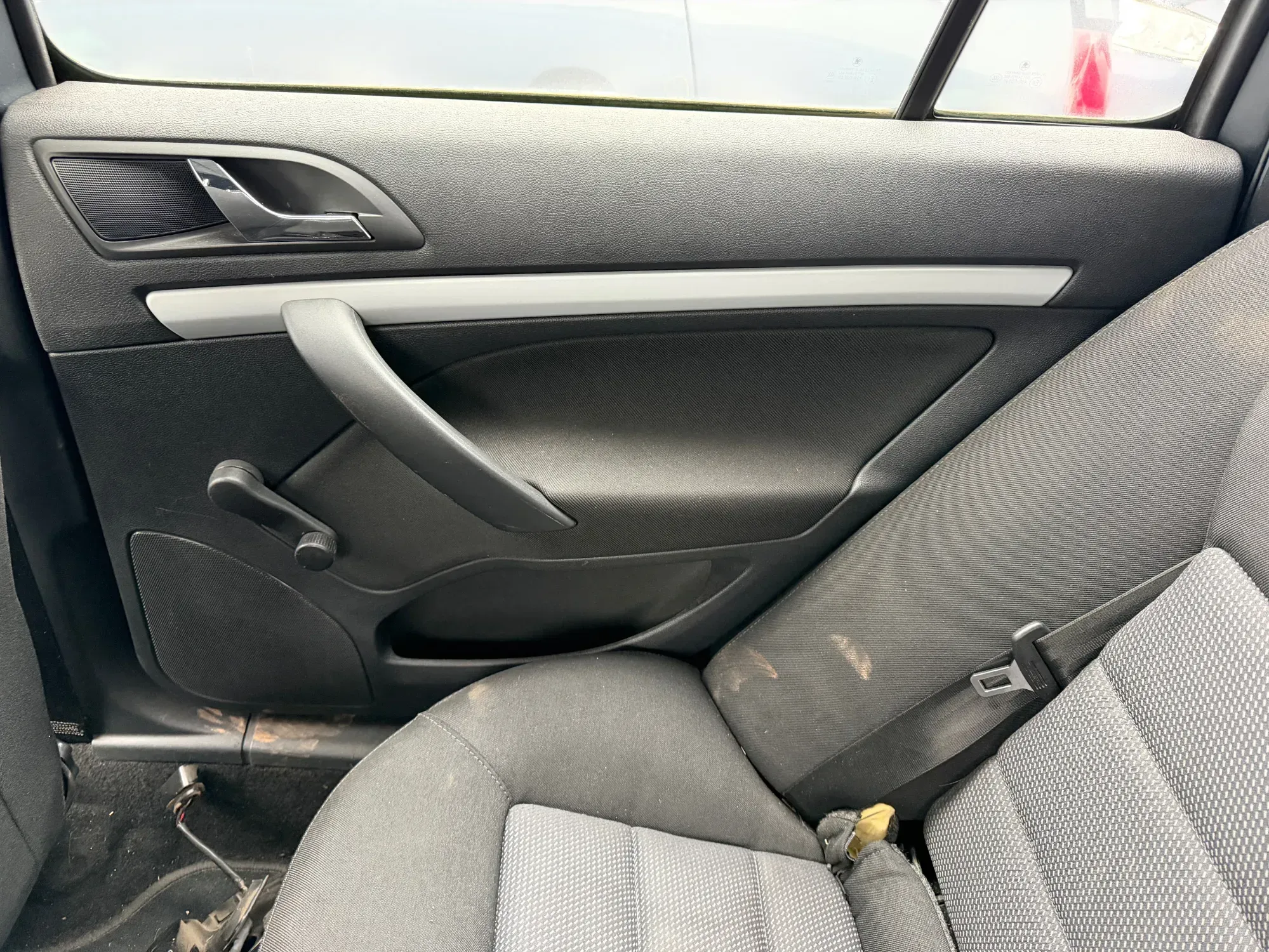 1x Octavia 1Z Kombi Türverkleidung Verkleidung Tür hinten rechts schwarz onyx - Bild 1