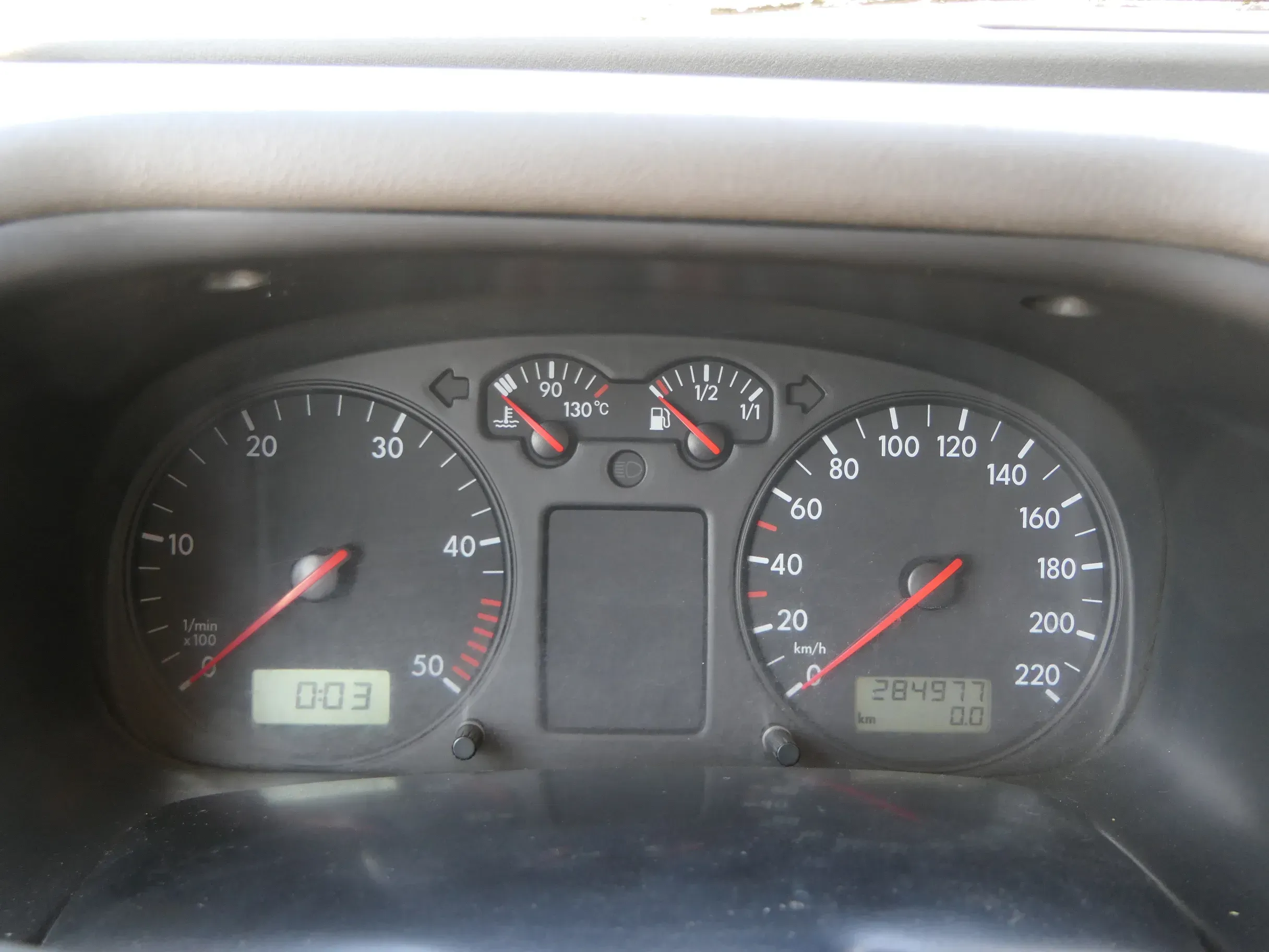 VW T4 Transporter Tacho Tachometer Kombiinstrument 7D0920800B 2.5 TDI 284.000km - Bild 1