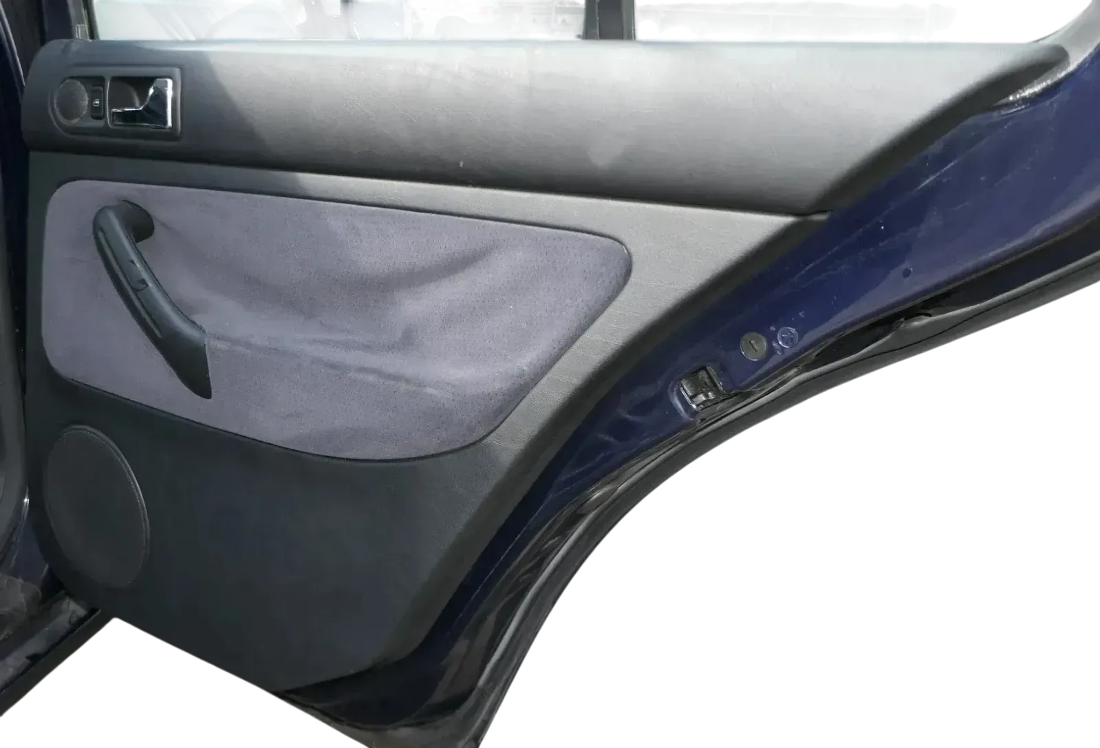 1x VW Golf 4 1J Limousine Türverkleidung Verkleidung Tür hinten rechts schwarz - Bild 1