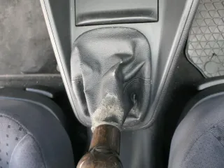 Golf 4 Bora Schaltknauf Schaltsack schwarz TDI Leder klein Holz - Bild 8