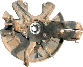 Audi A3 8P Caddy Achsschenkel Radlager vorne rechts 1K0407256P - Bild 2