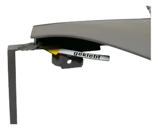 A4 8E B6 B7 Mitteltunnel hinten Verkleidung um Handbremse Konsole swing grau - Bild 4