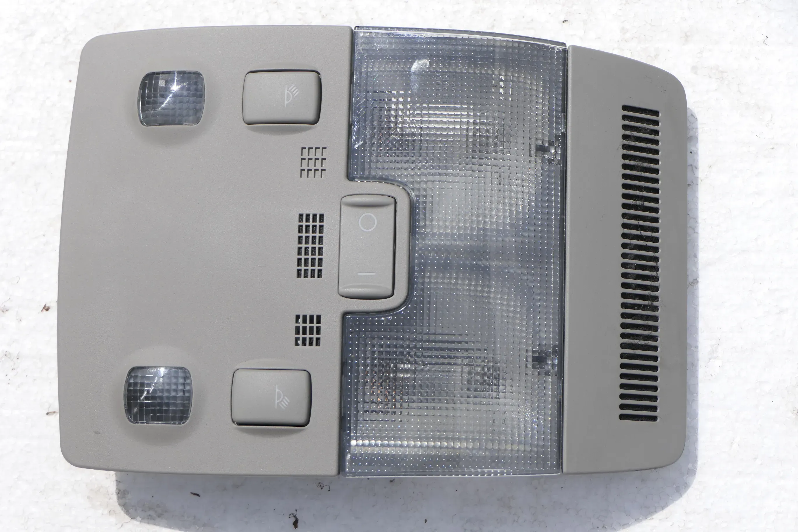 Audi A4 8E 8P Schalter Innenleuchte Leuchte Lampe Leseleuchte 8E0947135D platin - Bild 1
