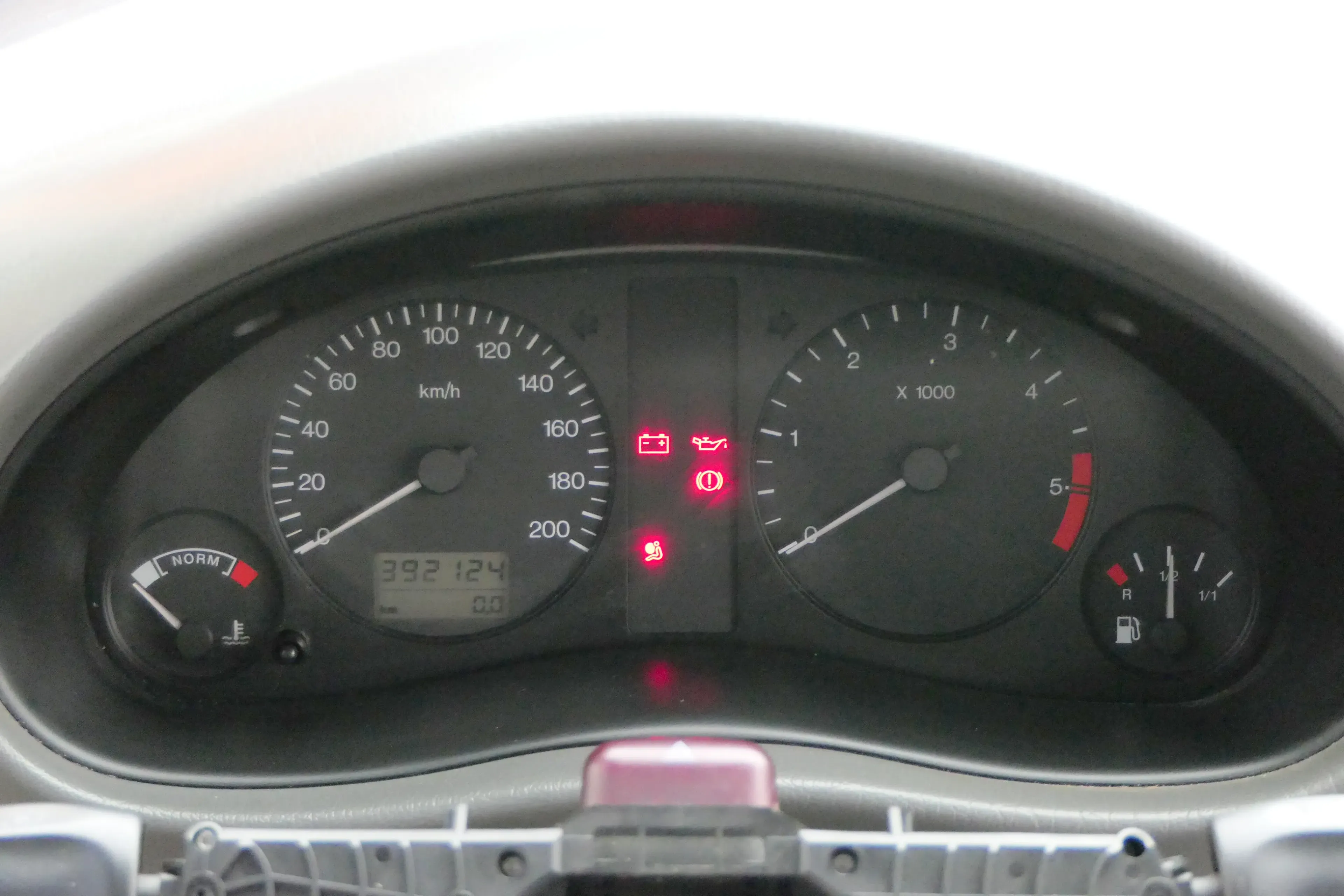 VW Sharan 7M Tacho Tachometer Kombiinstrument 392.000km TDI Diesel - Bild 1