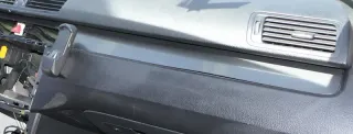 Passat 3C Mittelkonsole Verkleidung Klappe Abdeckung Dekor silber matt chrom Asc - Bild 4