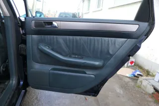 1x Audi A6 4B Türverkleidung Verkleidung Tür hinten rechts Leder grün lago - Bild 1