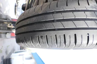 4x VW Polo 9N Felgen Reifen 165/70 R14 81T Sommerreifen 5jx14H2 ET35 ca. 5-6,5mm - Bild 2