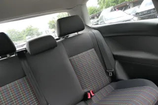VW Polo 9N 9N3 Sitz Rückbank Sitzfläche Sitze 3 Punkt Gurt hinten mit Kopfstütze - Bild 7