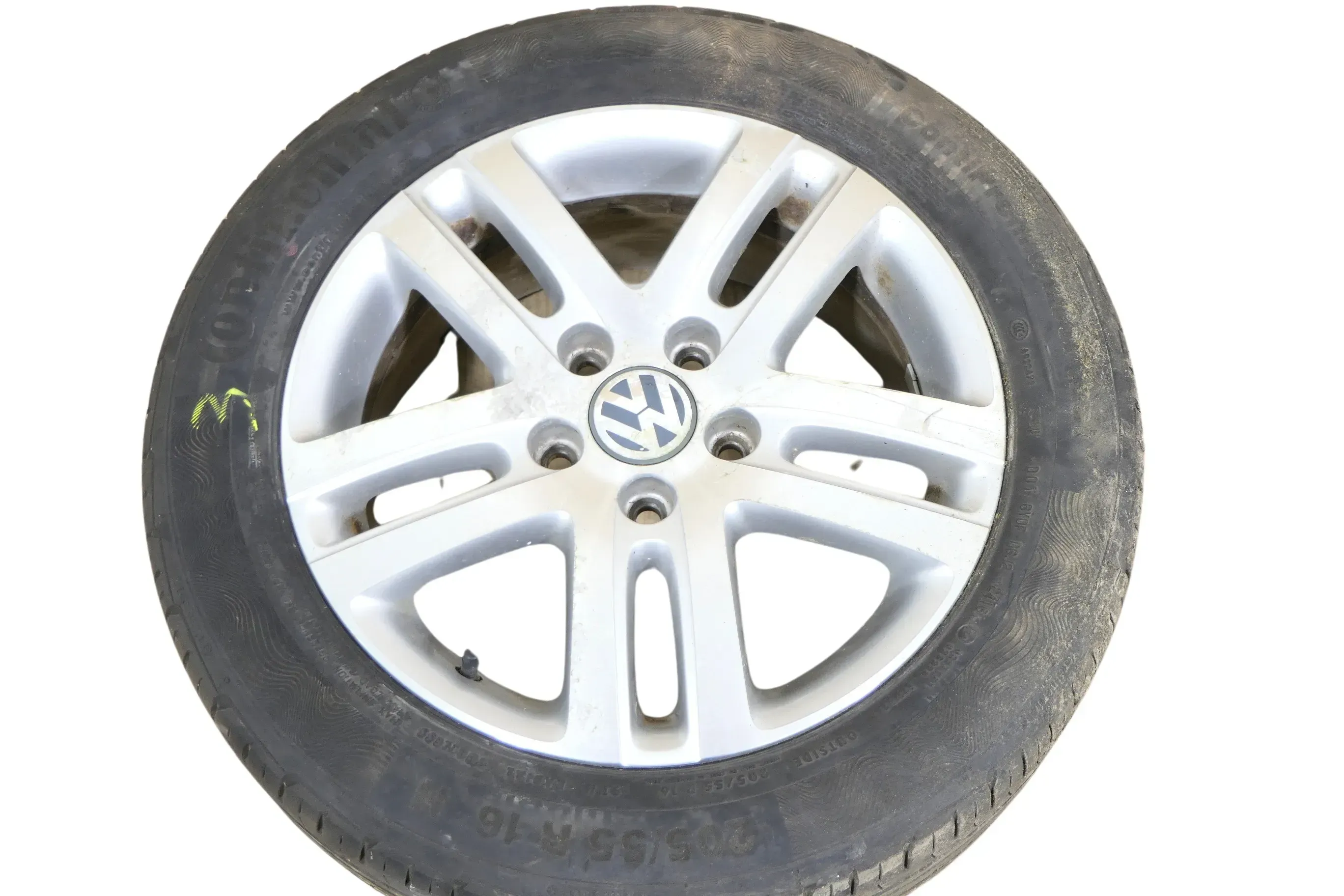 1x Felge Alufelge original VW Golf 5 Touran 6,5jx16H2 ET50 1K0601025AJ ALU  3 - Bild 1