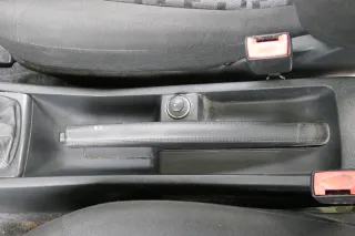 Skoda Fabia 6Y Handbremse Feststellbremse schwarz Leder 6Y0711461D 34E - Bild 1