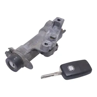 VW Skoda Superb 3U Schloßsystem Schlüssel Schloß Zündschloß 1x Funkschlüssel - Bild 1