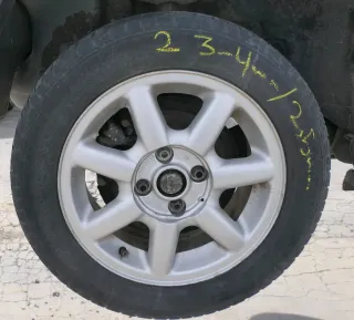 1x Polo Golf 3 Original Alufelge 6jx14 ET45 1H0601025R / S58 Felge 1H0601149K  2 - Bild 1