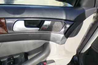 4x A6 4B Türverkleidung Verkleidung Tür vorne hint links rechts Leder grau swing - Bild 3
