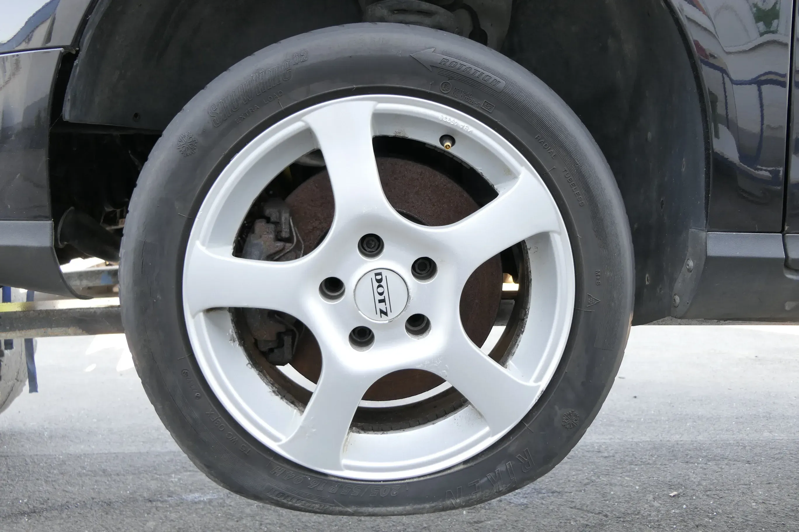 VW Passat 3C Golf Reifen 205/55 R16 Alufelgen KBA 45338 Felgen Reifen wechseln - Bild 1