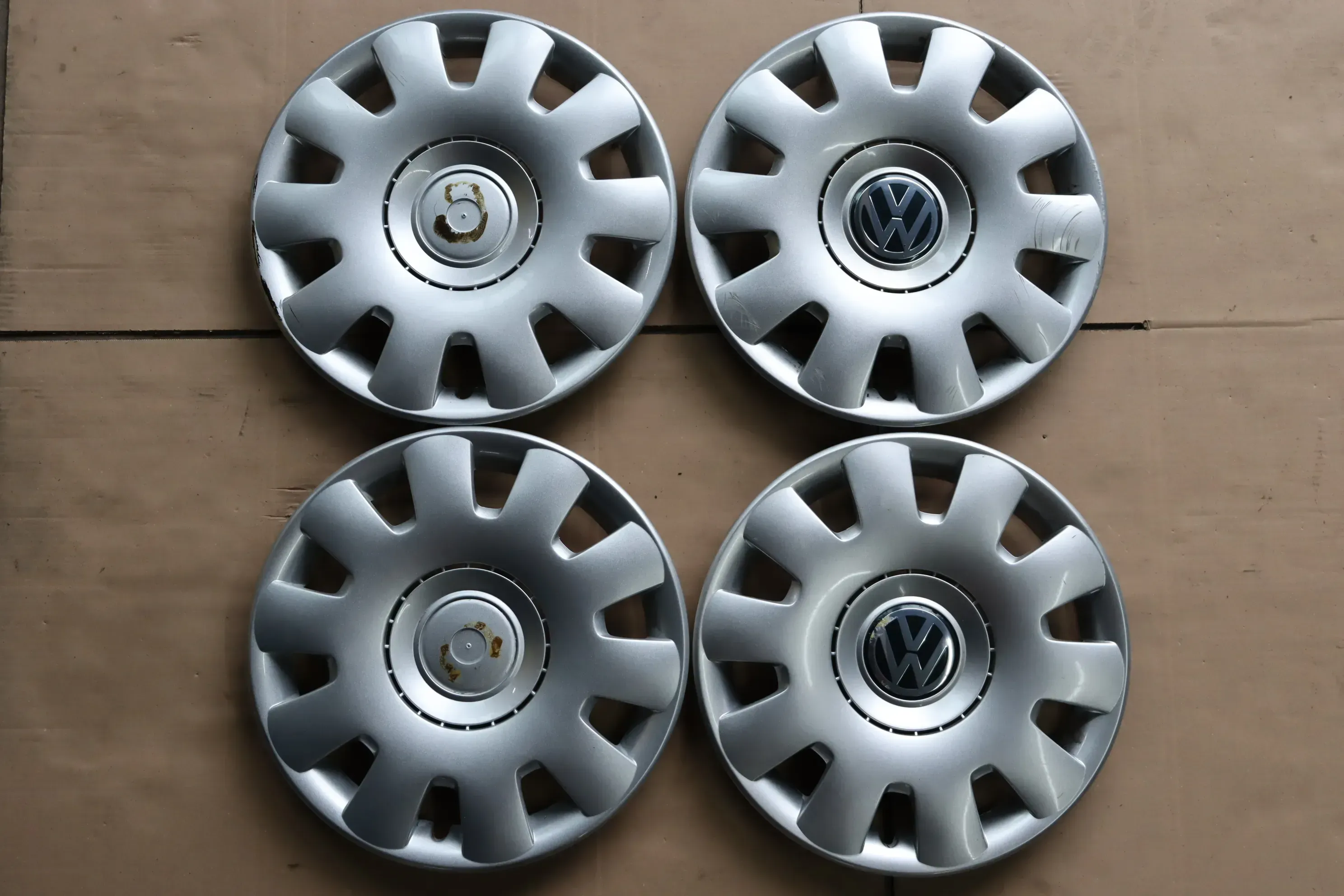 original 4 Stück VW Bora Golf 4 1J Radkappe Radzierkappe 15 Zoll 1J0601147P 4 - Bild 1