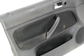 1x Golf 4 Bora Türverkleidung Verkleidung Tür vorne links 4/5-Türer Griff schwa - Bild 2
