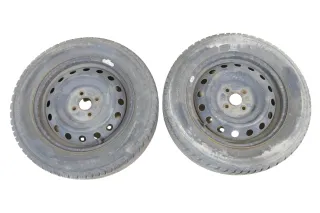 2x Toyota Yaris 195/60 R15 88T Winterreifen 5,5jx15H2 ET45  ca.4-5mm - Bild 3