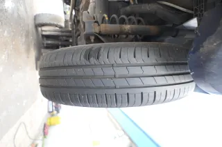4x VW Polo 9N Felgen Reifen 165/70 R14 81T Sommerreifen 5jx14H2 ET35 ca. 6mm - Bild 4