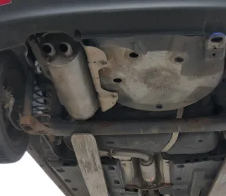 VW Polo 9N Ibiza 6L Auspuff Endschalldämpfer + Mittel hinten TDI ATDI - Bild 1