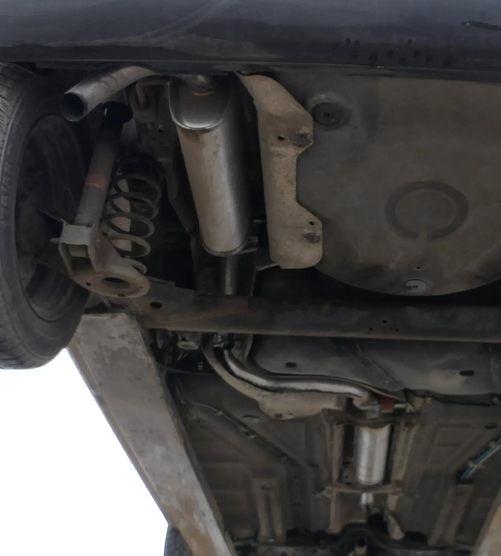 VW Lupo 6X Auspuff hinten Endschalldämpfer + Mittelschalldämpfer 1,0 1.4 AUD AUC - Bild 1