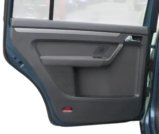 VW Touran 1x Türverkleidung Verkleidung Tür hinten links anthrazit Lautsprecher - Bild 1