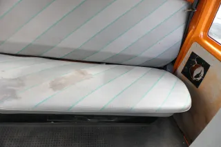 VW T4 Sitz hinten DOKA Sitze Rückbank Rücksitzbank mit Kopfstützen und Gestell - Bild 4