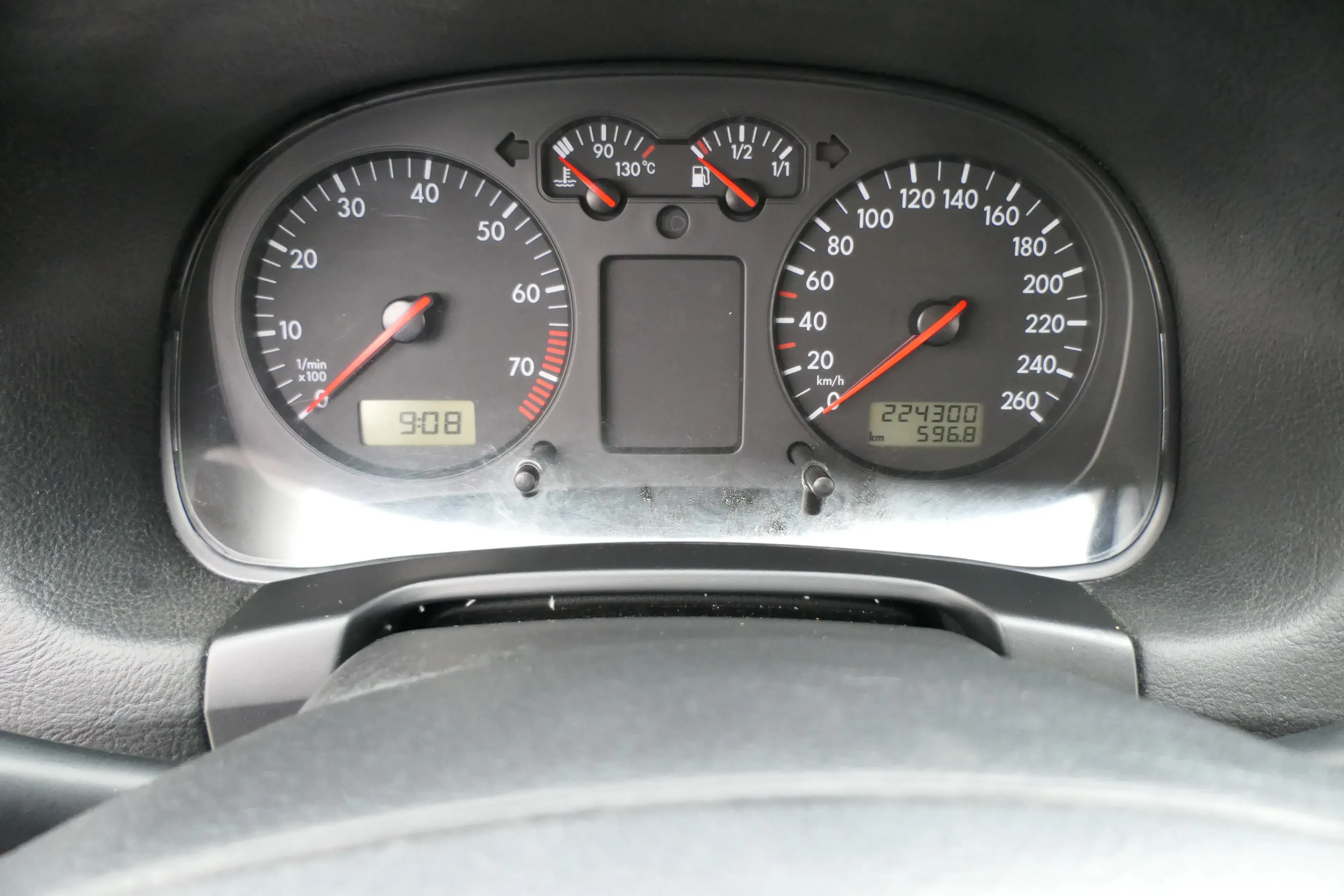 VW Golf 4 Tacho Tachometer Kombiinstrument 224.000km 1J0919861D 1,6-2,8 - Bild 1