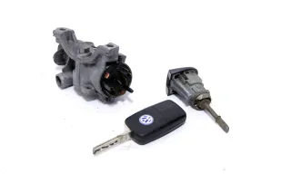 VW Passat 3BG 3B Schloßsystem 1x Türschloß links 1x Schlüssel Schloß Zündschloß - Bild 2