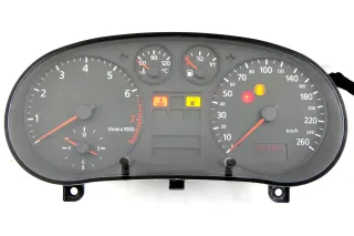 Audi A3 8L Tacho Tachometer Kombiinstrument 222.000km 8L0919860E Benziner 1,6 - Bild 1