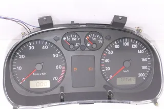 Seat Arosa Tacho Tachometer Kombiinstrument 117000km 6H0919860 Benziner 1,0 50PS - Bild 1
