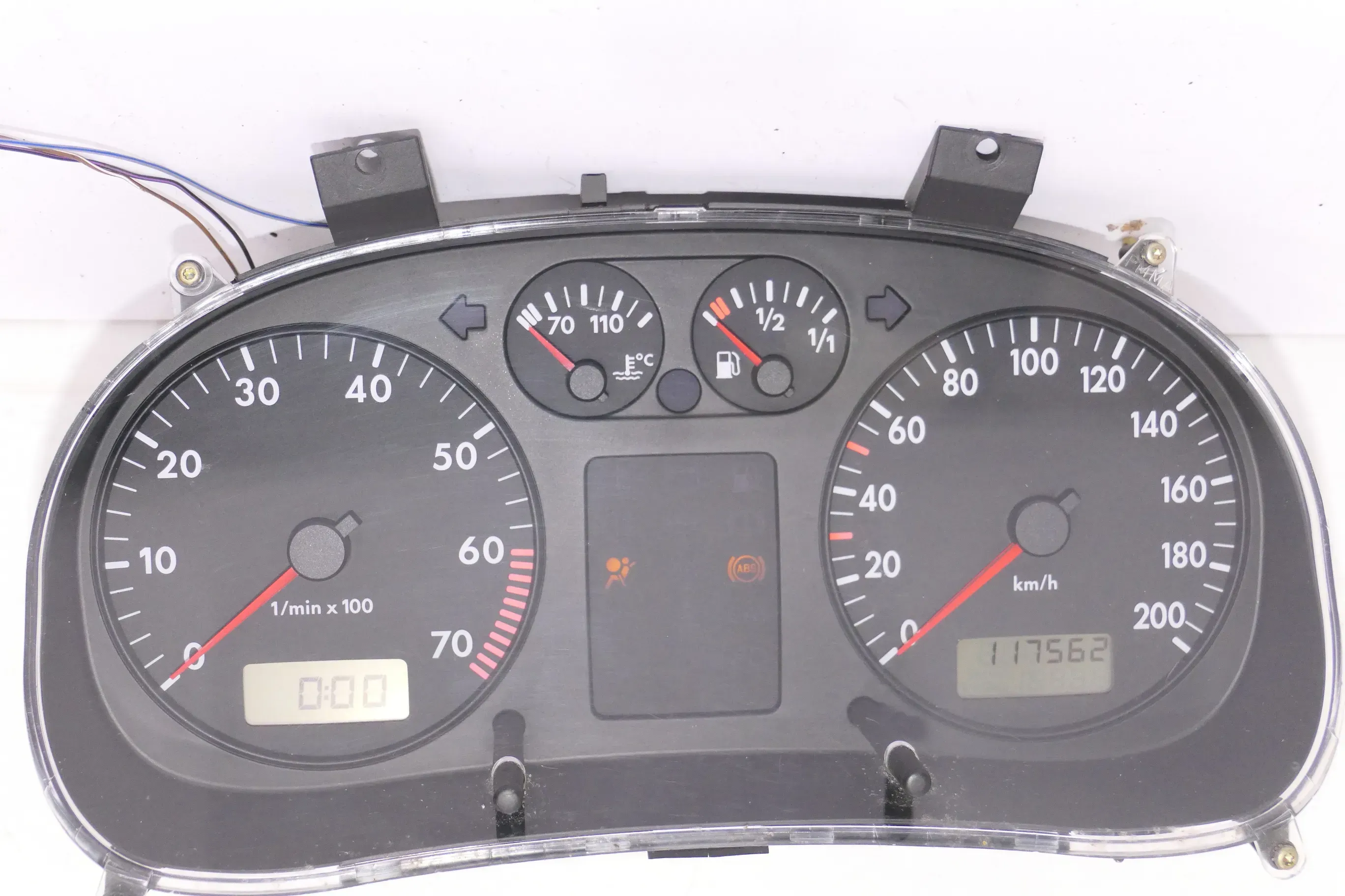 Seat Arosa Tacho Tachometer Kombiinstrument 117000km 6H0919860 Benziner 1,0 50PS - Bild 1