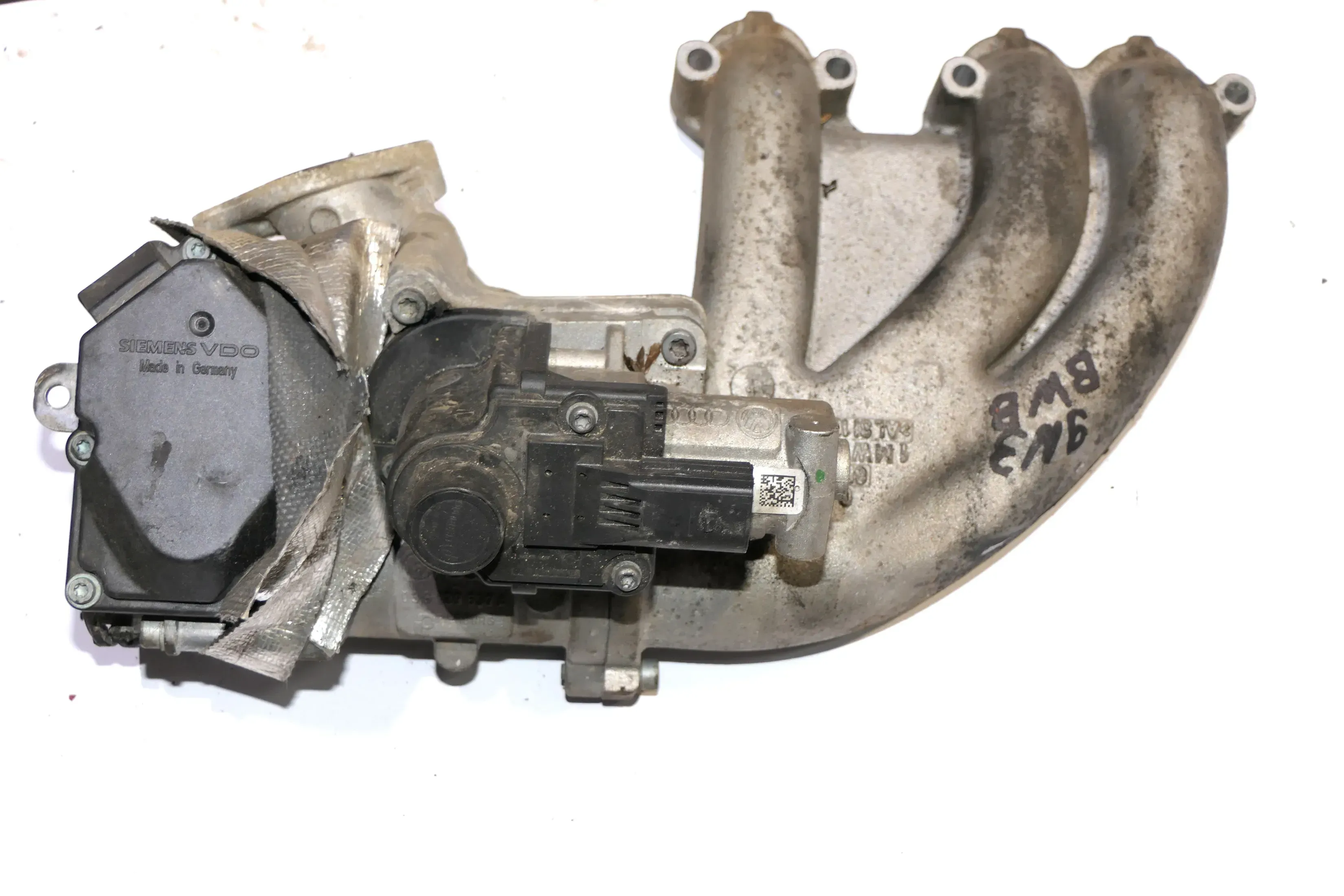 VW Polo 9N BWB BMS Drosselklappe Reglerklappe 1.4 TDI 03G128063G 03G129637A - Bild 1