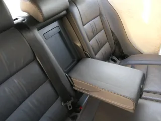 VW Golf 5 V Sitz Sitze hinten Rückbank Rücksitzbank 3 Punkt Gurt Lehne Leder - Bild 6