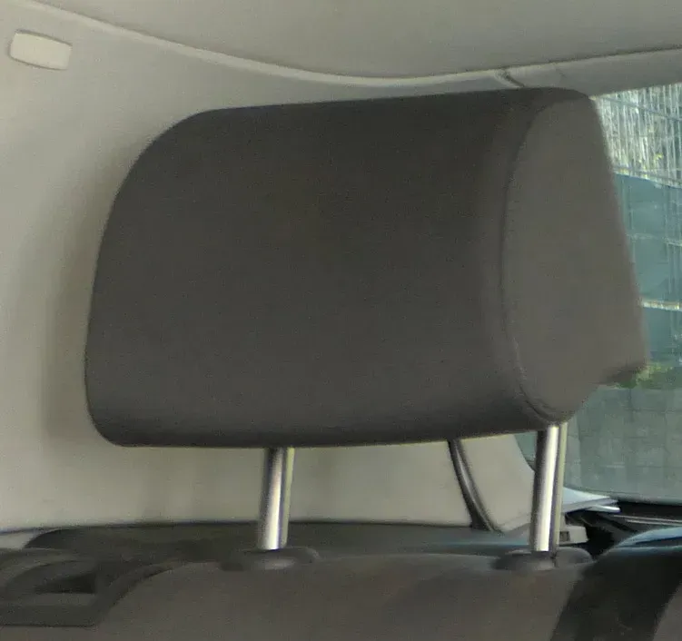 Golf 5 V Kopfstützen Kopfstütze hinten dunkel (schwarz) rechts / links anthrazit - Bild 1