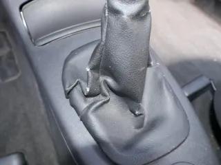 VW Lupo Polo 6N2 Schaltknauf Schaltsack Schaltung Schaltknüppel schwarz Leder - Bild 5
