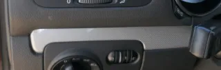 VW Golf 6 5K Leiste Abdeckung Dekor grau silber honeycomb rechts + links - Bild 3