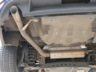 VW Golf 7 5G Auspuff hinten Endschalldämpfer Benziner MItteltopf Mittelschalldäm - Bild 1