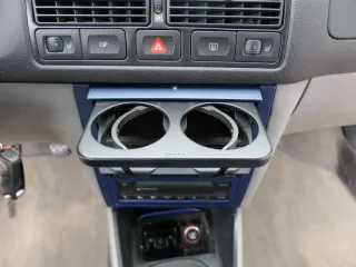 Golf 4 Bora Mittelkonsole Verkleidung um Radio 1j1858069G Dekor blau Generation - Bild 3