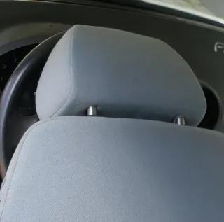 1x Seat Ibiza 6L Kopfstütze vorne rechts oder links  grau wasserblau - Bild 2