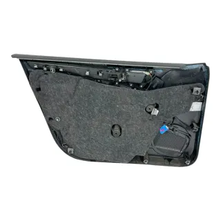 1x A4 8K B8 Türverkleidung Verkleidung Tür vorne rechts schwarz schwarz K- Leder - Bild 4