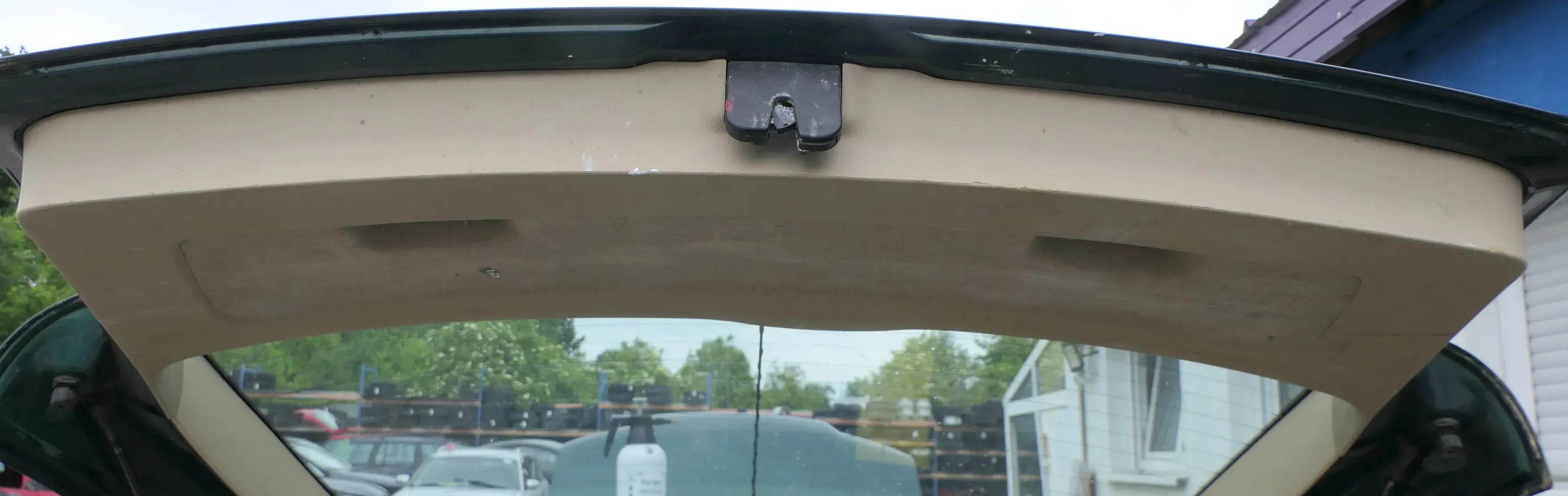 Golf 4 Kombi Abdeckung Verkleidung Kofferraum hinten Heckklappe Deckel Hellbeige - Bild 1