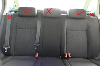 NUR LEHNE Fabia 5J 5itz Sitze hinten Rückbank Rücksitzbank 3 Punkt Gurt Isofix - Bild 1