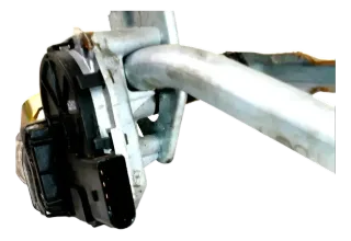 VW Polo 9N 9N3 Wischermotor Wischer Motor mit Gestänge 6Q1955113A vorn - Bild 2