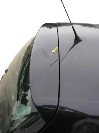 VW Golf 5 V Heckklappe hinten Kofferraumklappe mit Scheibe schwarz LC9Z - Bild 2