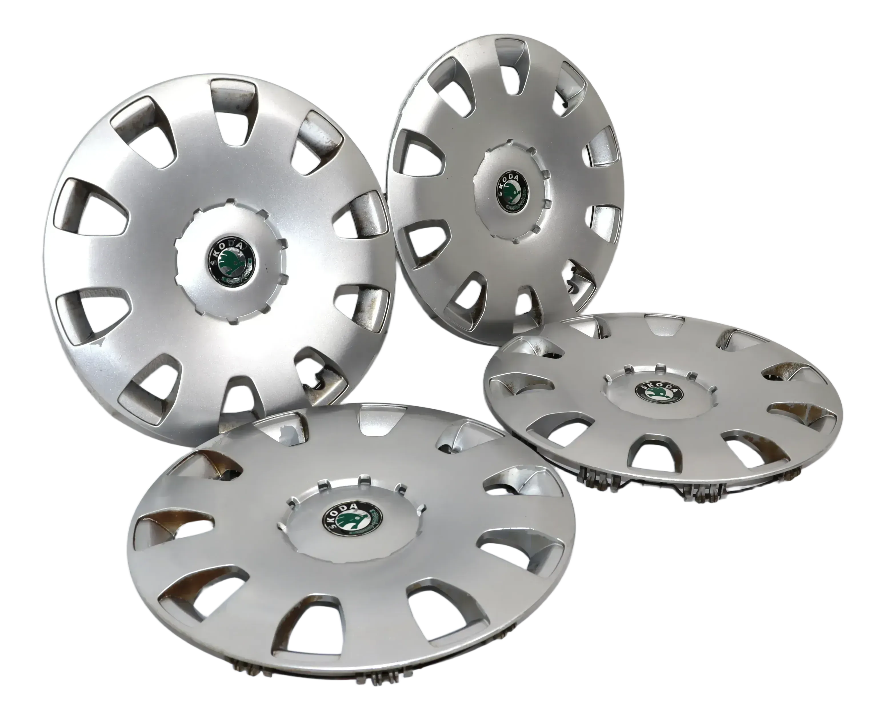 4 x Stück Original Skoda Octavia 1U Radzierkappe Radkappe 15 Zoll 1U0601147G 4 - Bild 1