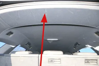 2x A4 8K Verkleidung mitte hinten Abdeckung oben schwarz Dach 8K9867839 - Bild 1
